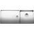 Zlewozmywak Blanco CLARON 400/550-T-U PRAWA Z KOR. INFINO 521 602